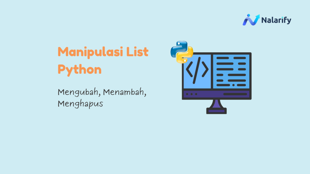 cara manipulasi list python