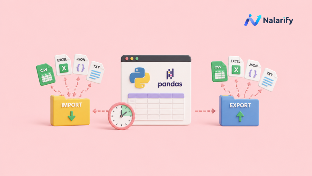 cara import dan export data di Python pandas