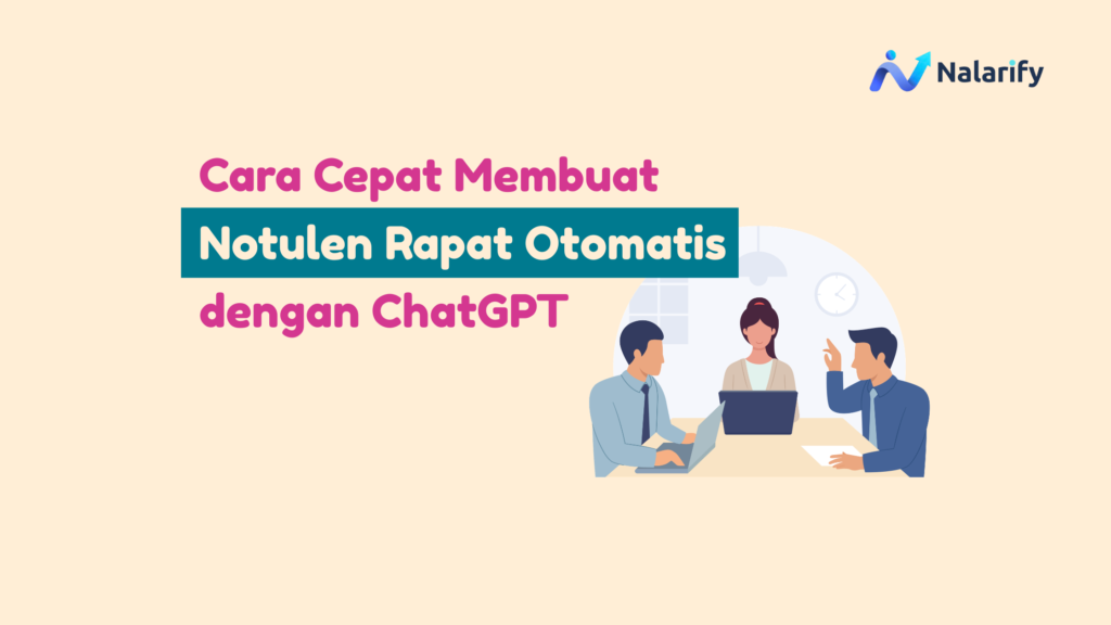 membuat notulen rapat otomatis dengan chatgpt